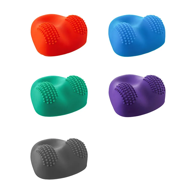 Neck Massager Pillow Finger Pressure Weighted Relief Neck Shoulder Massage Healing Cushion Cervical Chiropractic Traction Device