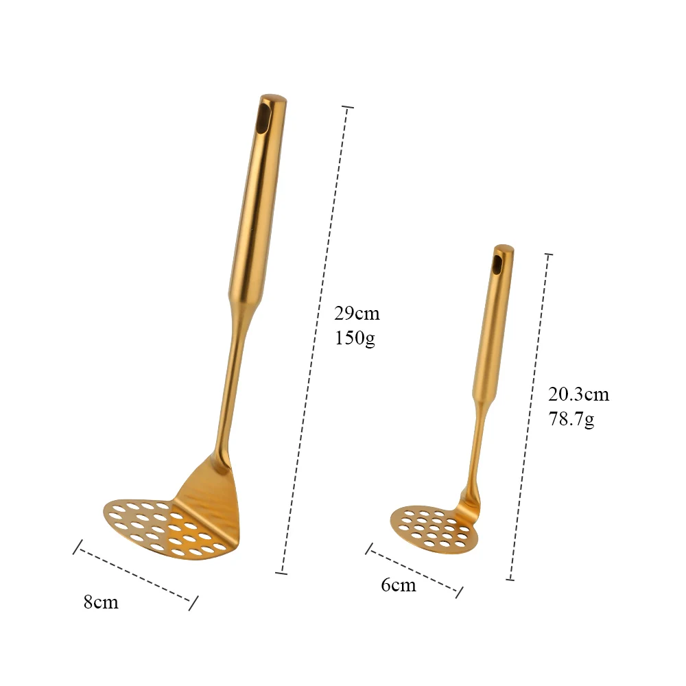 Stainless Steel Masher Pressed Potato Masher Crusher kitchen gadgets metal Rice Pusher Puree Maker cooking tools