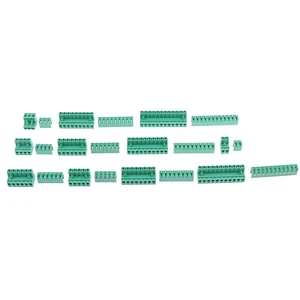 5.08mm Pitch 300V 15A Straight/Curved Pin Plug-in Soc 2EDG 2/3/4/5/6/7/8/9/10/ 12Pin  PCB Screw Terminal Block Wire Connector Set