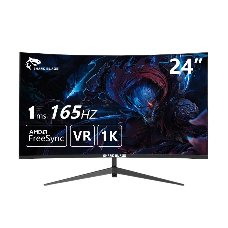 24-дюймовый 165 Φ 1K изогнутый игровой 1MS VA FHD настольные дисплеи кд/м² для ПК DP HDMI