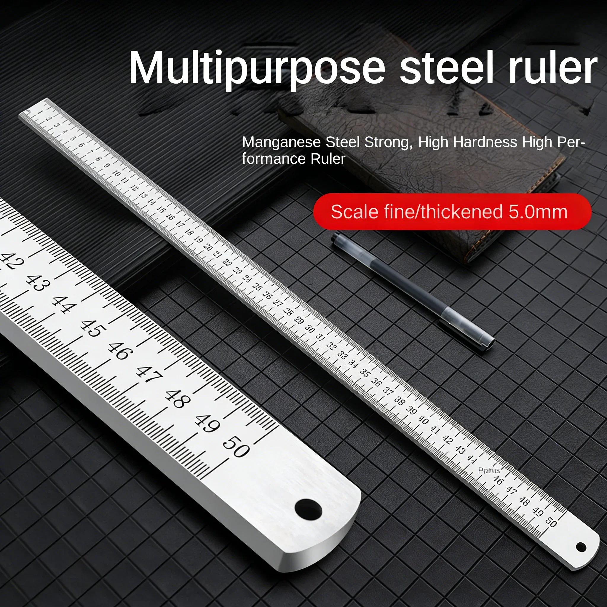 5mm 단조강자루자 |   산업용 자동차 측정 도구 |   초두꺼운 다용도 직선형 칼날