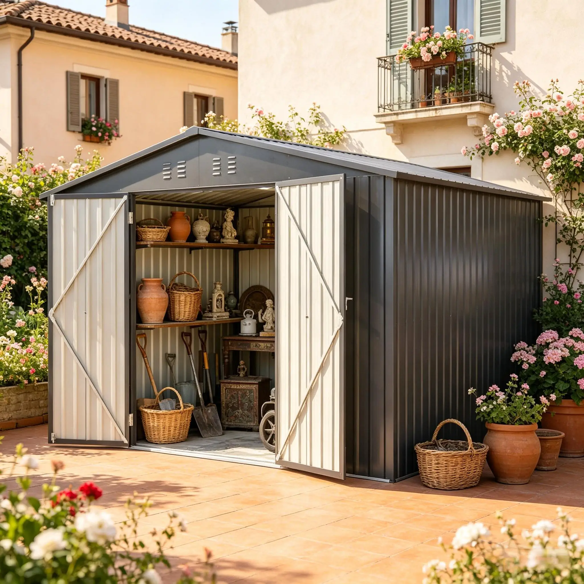 Metal Storage Shed 1