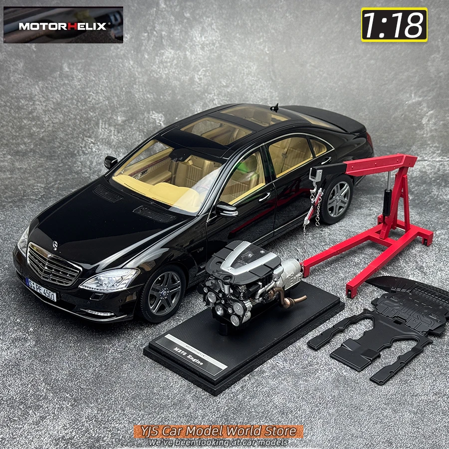 Motorhelix MH brand 1:18 scale S-Class S600L W221 car model