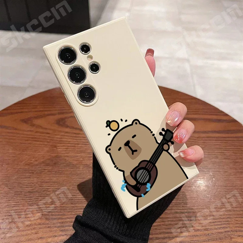 Adorable Cartoon Capybara Phone Case Cover