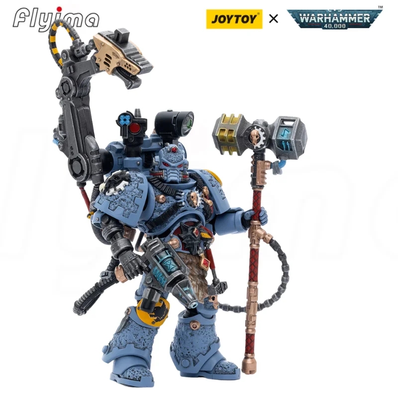 [In-Stock] Joytoy 1/18 Action Figures Space Wolves Iron Priest Jorin Fellhammer Model Toys Spedizione Gratuita