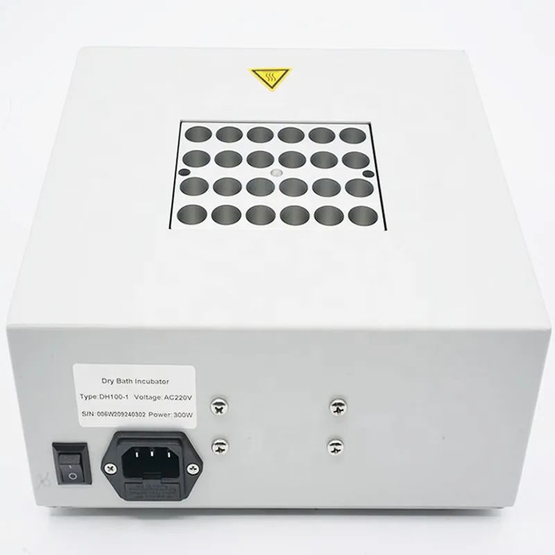DH100-2 Laboratory PCR Sample Electric Heating Dry Bath High Temperature Thermostat Metal Block Heater Incubator with 2 Blocks