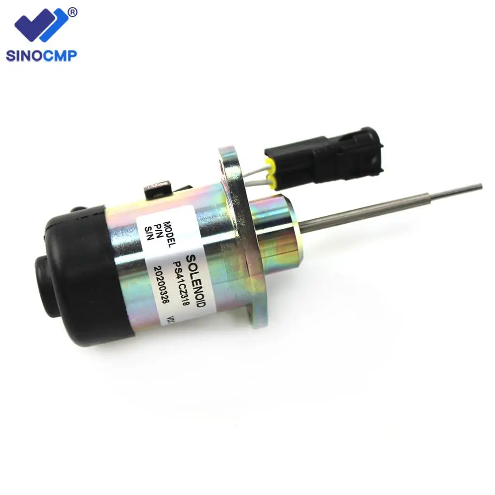 12v Fuel Stop Solenoid Ps41cz318 1e41160012 For Kubota 325 Engine D902