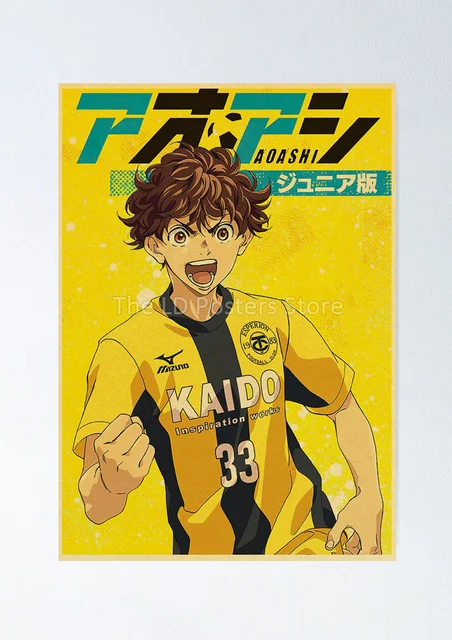 Aoashi Anime Manga Illustration Poster Canvas Frame 