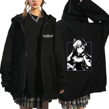 Novo jogo genshin impacto anime moletom com capuz moda xiao máscara estilo japonês jaquetas casacos das mulheres dos homens harajuku manga hoodies