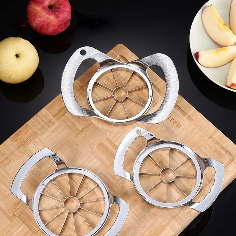 304 Stainless Steel Apple Cutter Fruit Slicer Apple Corer Pear Cutters Knife Peeler Cut Tool Kitchen Accessories 1pcs