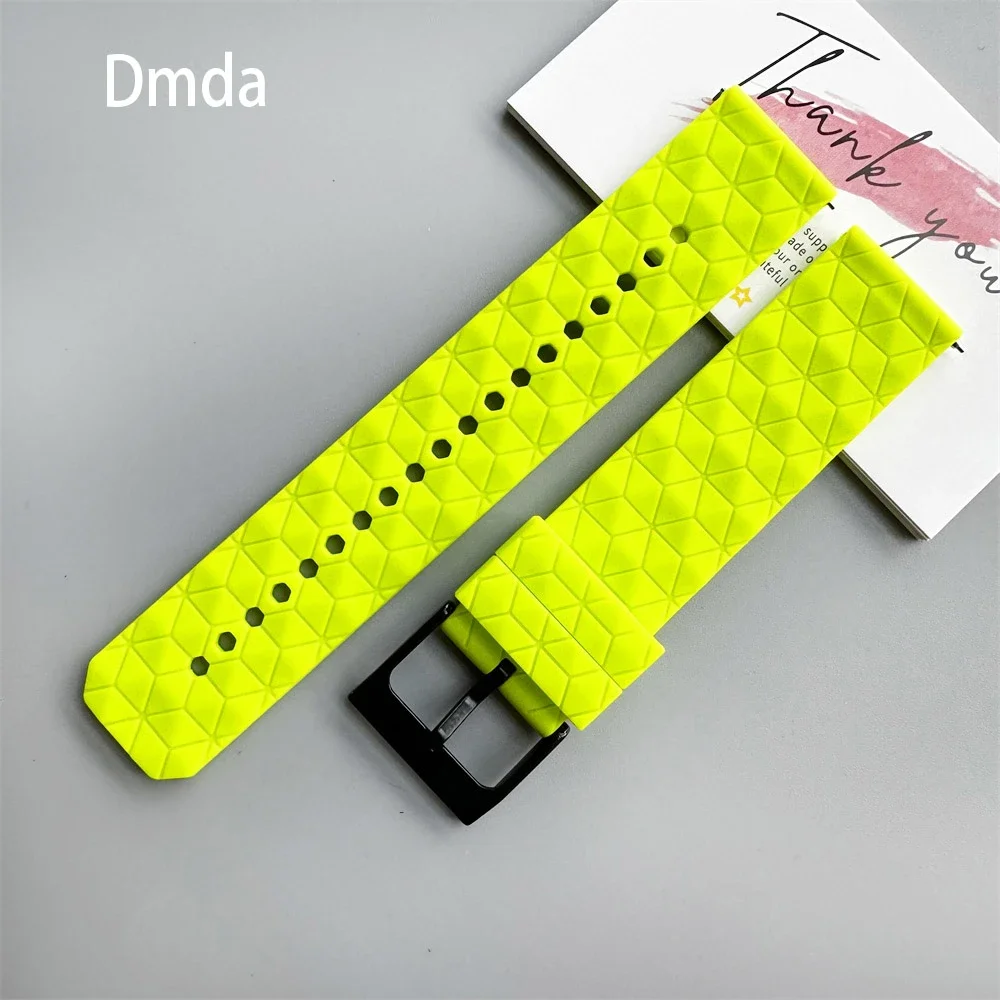 Sports Silicone Wrist Strap - 20mm/22mm Adjustable Watchband Bracelet