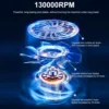CROSSGUN 130000RPM Jet Turbo King Kong Jetfan Strong Fan Portable Handheld With LED Lighting Blowing Dust Elimination 5