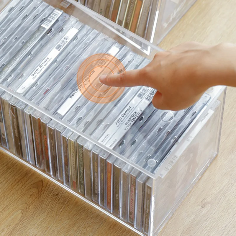Disc Cd Organizer Rack Display Retro Capacity Rotatable Luxury Organizer CD Rack Portable Organizador De Cds Cute Furnitures