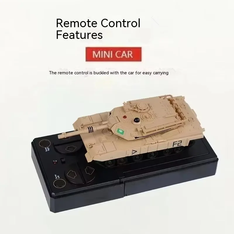 New Remote Control Tracked Tank 777-584 Mini Rc Tank Combat Military Tank Model Simulation Tiger Tank Popular Toy Puzzle Toy Boy 3