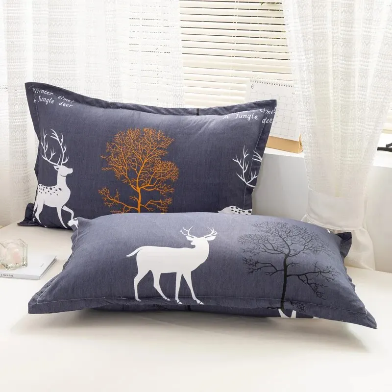 Washable Pillowcases Single Pillowcase Set 48cm X 74cm 2 Household Pillowcase Covers One Pair