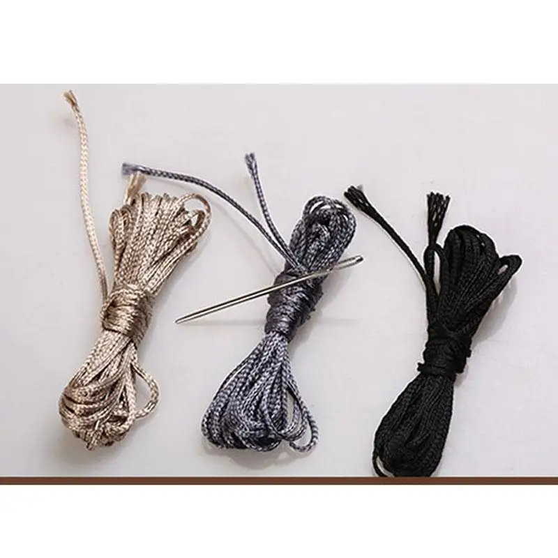 36 38 40CM DIY Car Styling Genuine Leather Auto Car Steering Wheel Cover Cap Soft Anti-slip Needles And Thread steering wheel cover