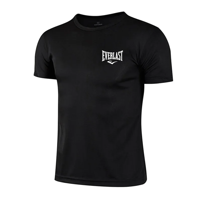 Mens Summer Breathable Quick Dry Short Sleeved Training Tee