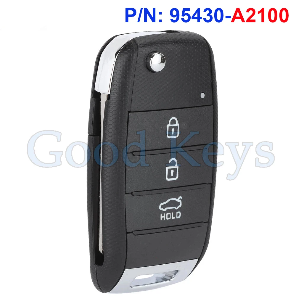 Remote Key Fob car remote key car key 95430-A2100 For Kia Ceed 2013 2014 2015 DD3TX1302-JD 3 Buttons 433MHz 4D60 Chip KEYECU