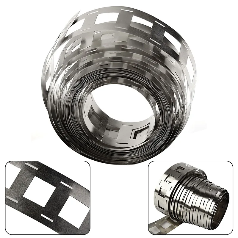 1M Nickel Plated Strip 0.15*27mm 0.15*25.5mm Nickel Strip For 18650 Lithium Battery Pack Welding Tape battery strip