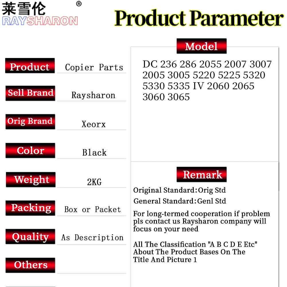 printer toner chip Fuser Thermistor For Use in Xerox DC 286 5225 5230 5222 5225 5230 5325 5330 5335 5500 5550 450I roller of printer