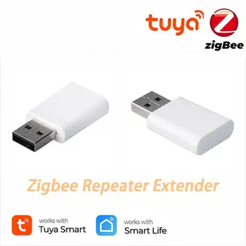 Tuya ZigBee 3.0 미니 신호 증폭기 리피터 신호 범위 확장기 스마트 홈 스마트 APP 제어 지그비 Gateway 웨이와 함께 작동