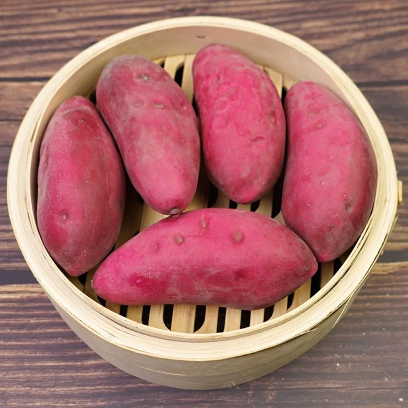 Espuma De Batata Doce Artificial, Legumes De Simulação Falsa, Exibição, Adereços De Educação Infantil, Decoração De Casa E Cozinha, Roxo