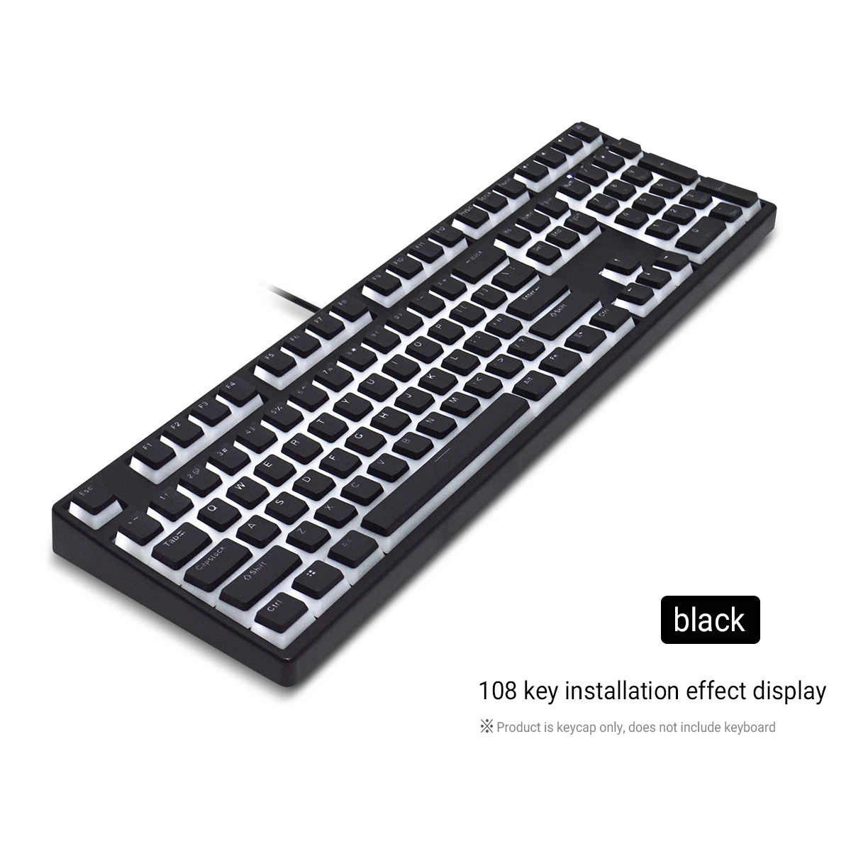 129 Keys Pudding Keycaps OEM Profile PBT Double Shot Keycap For Mx Switch Mechanical Keyboard ISO Layout RGB backlit Key Caps - 4