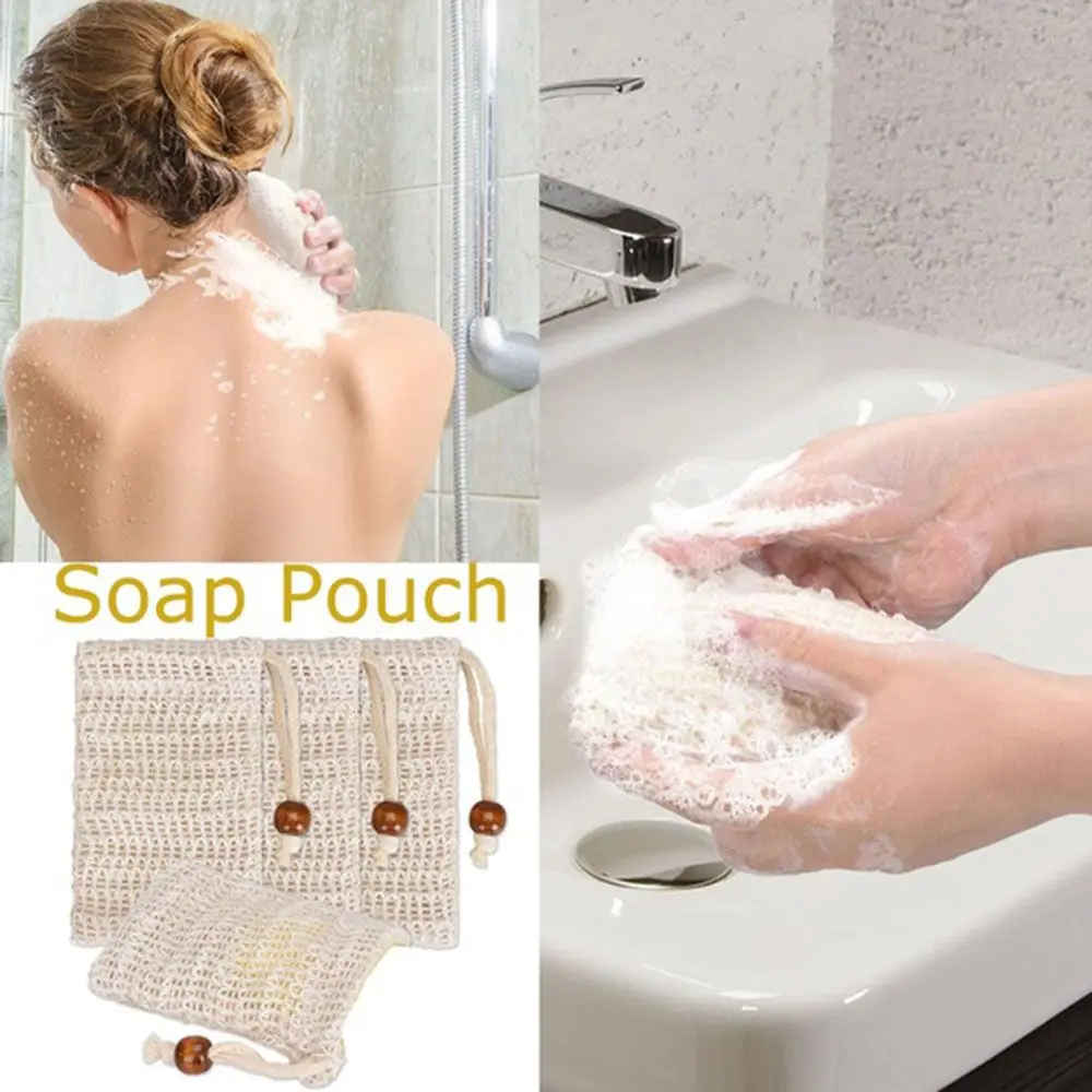 

High quality Pretty Skin-friendly Fashion Soap Saver Bag Shower Sponge Bag Foam Mesh Bag Bath Soap Bag