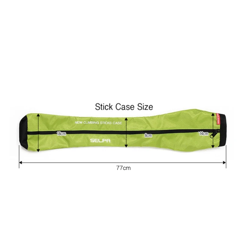 Outdoor Hiking Walking Stick Carry Bag Waterproof Walking Trekking Pole Bag Portable Foldable Hiking Poles