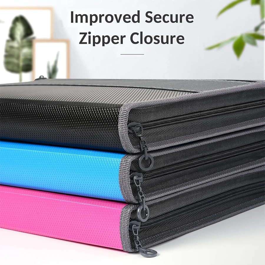Kobest Expanding File Organizer 13 Pocket Accordion A4 Document Ziper Folder Bag Hot Style file folder,file bag,stationary organizer pouch