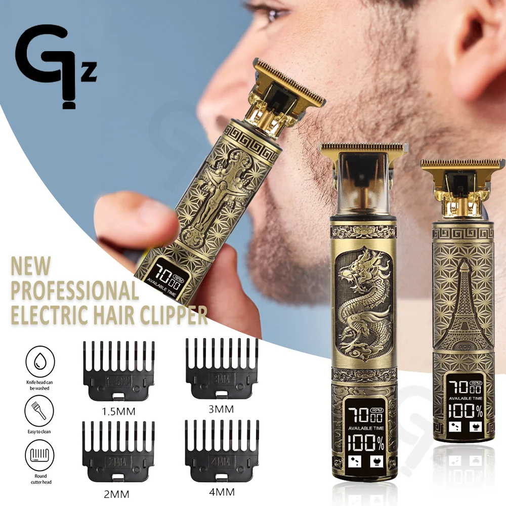 Original T9 Electric Shaver Hair Cutting Machine Rechargeable Clipper Hair Trimmer Man Beard for Men Barber Professional Trimmer 2
