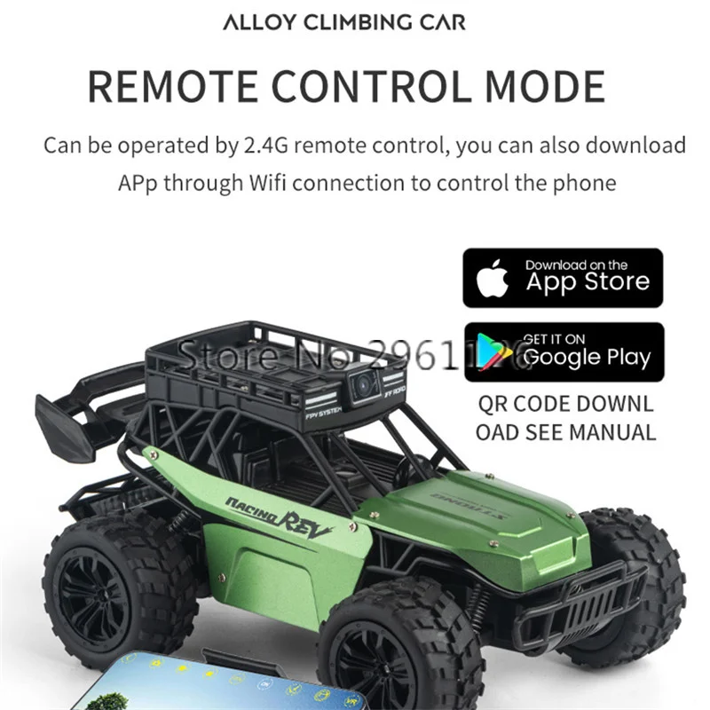 4K WIFI FPV Car Racing  Electric Remote Control Car 2.4G WIFI FPV Bidirectional Speech Smart Gravity Sensor Off Road RC Car Toy 6