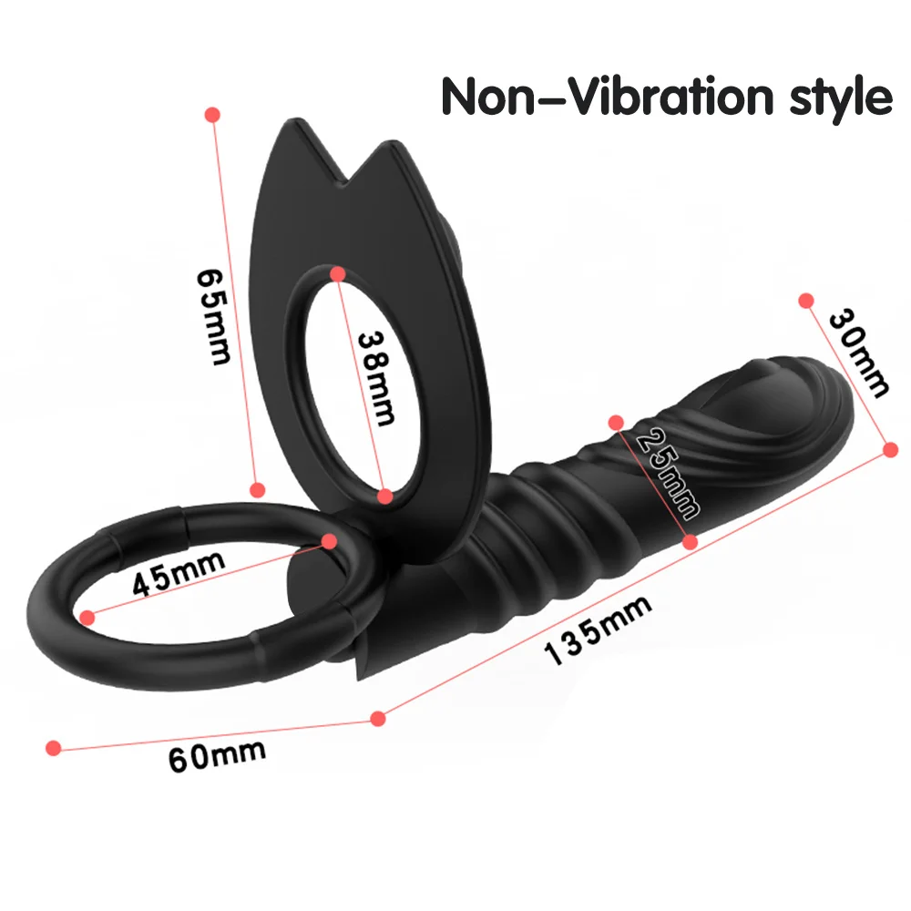 10 Frequency Double Penetration Anal Plug Dildo Vibrator Butt Plug Strap On Penis Vagina Vibrator Adult Sex Toys For Men Couples