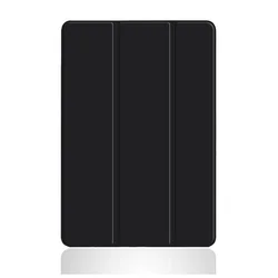 Magnetic Trifold Stand Tablet Case with TPU Softshell for MatePad SE 11 2024 (Black)