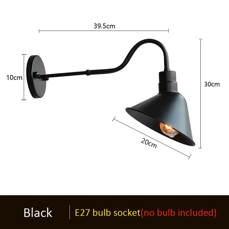 American Industrial Wall Lamp Porch Lamp Outdoor Courtyard Garden Antique Copper Wall Light Stair Bedside Bedroom Lighting led wall lamp wall sconces light wall lamp