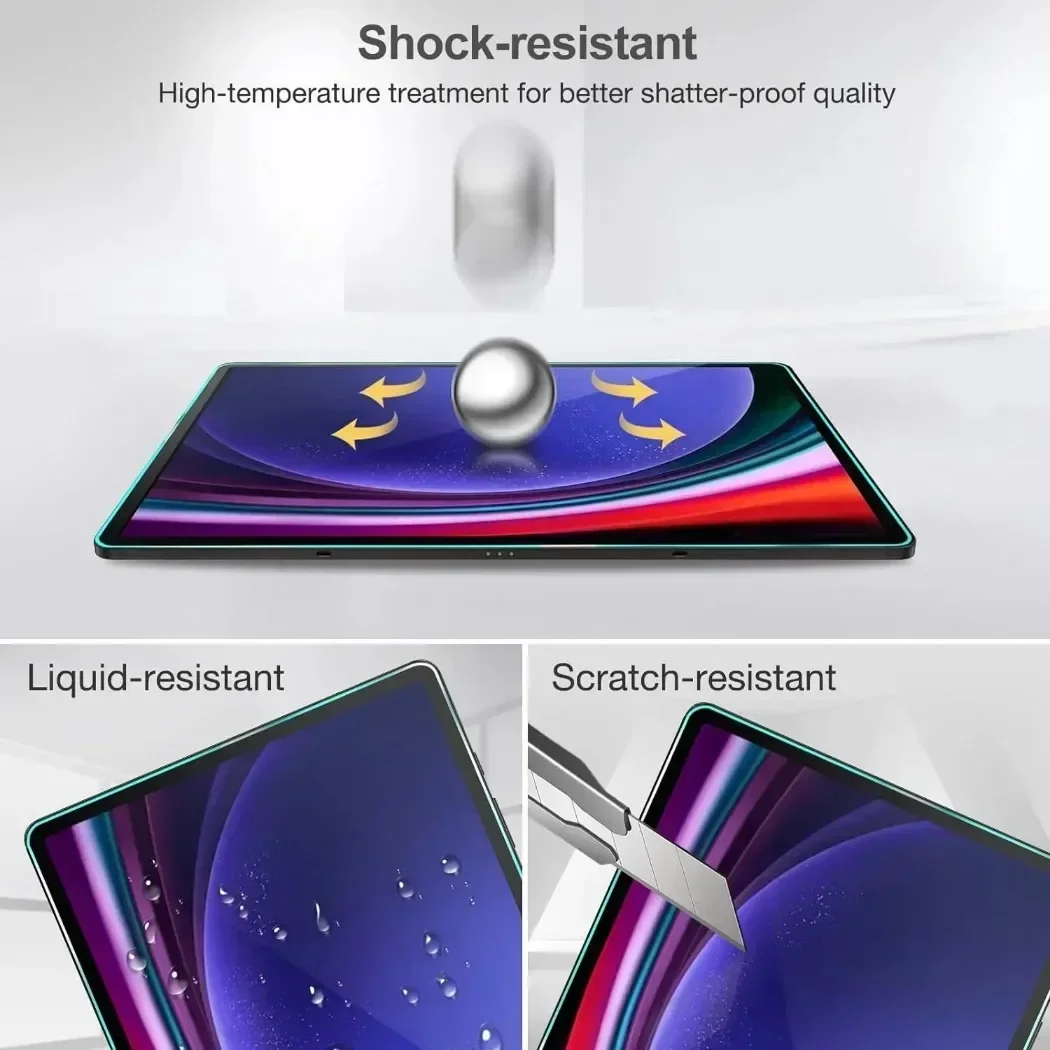 Premium 2-Pack Tempered Glass Screen Protectors - 11 HD Clear, Scratch-Proof, 0.33mm Thickness