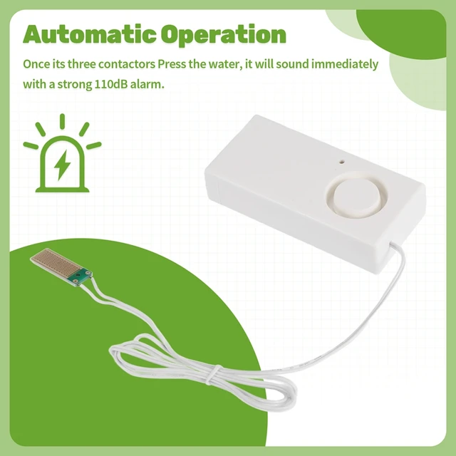T36C  Home Alarm Water Leakage Spot Alarm Detector Independent Water Leak Sensor Detection Flood Alert Overflow Security Alarm 5