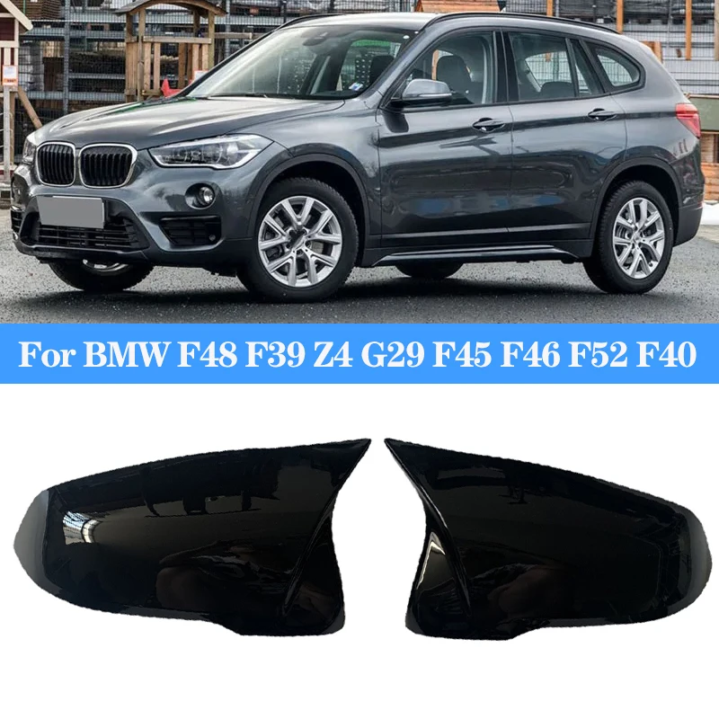 

Car Rear View Side Mirror Cover Rearview Mirror Cap ABS For BMW 1 2 Series X1 F48 X2 F39 Z4 G29 F45 F46 F52 F40 Auto Replacement