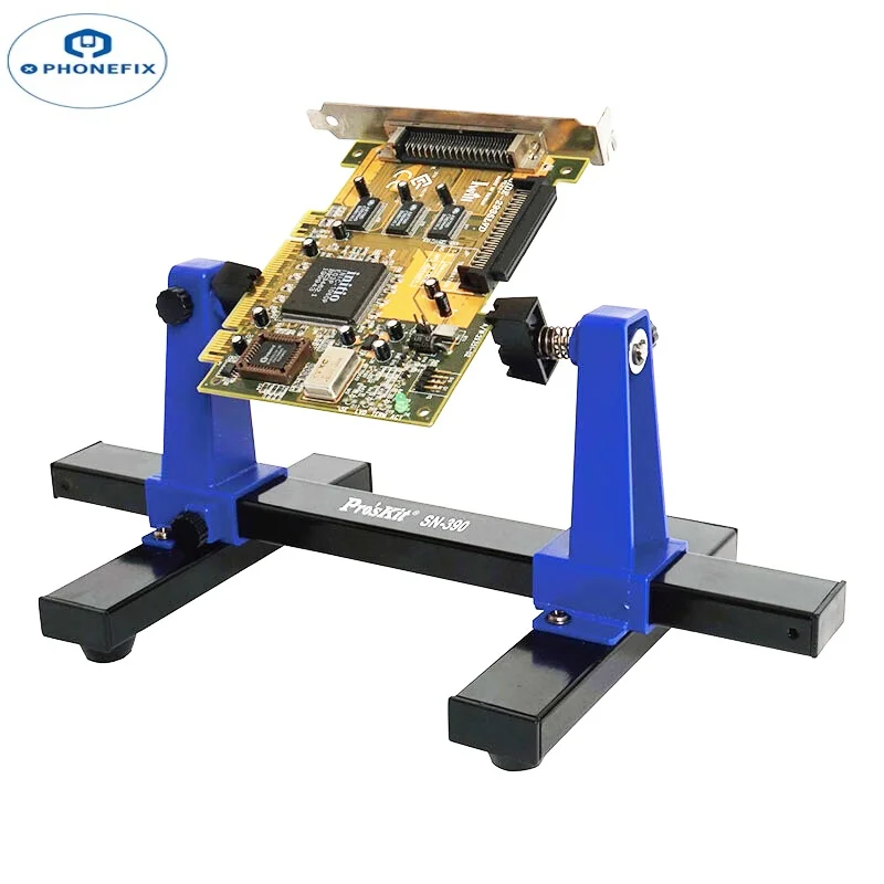 SN-390 360&deg; Rotation PCB Circuit Motherboard Soldering Holder Metal Fixture for Phone PC Diy Repair Assembly Stand Camp Tool