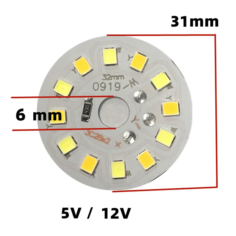 รูปสินค้า แผ่น LED แสง 2 สี 3 วัตต์ สำหรับโคมไฟ