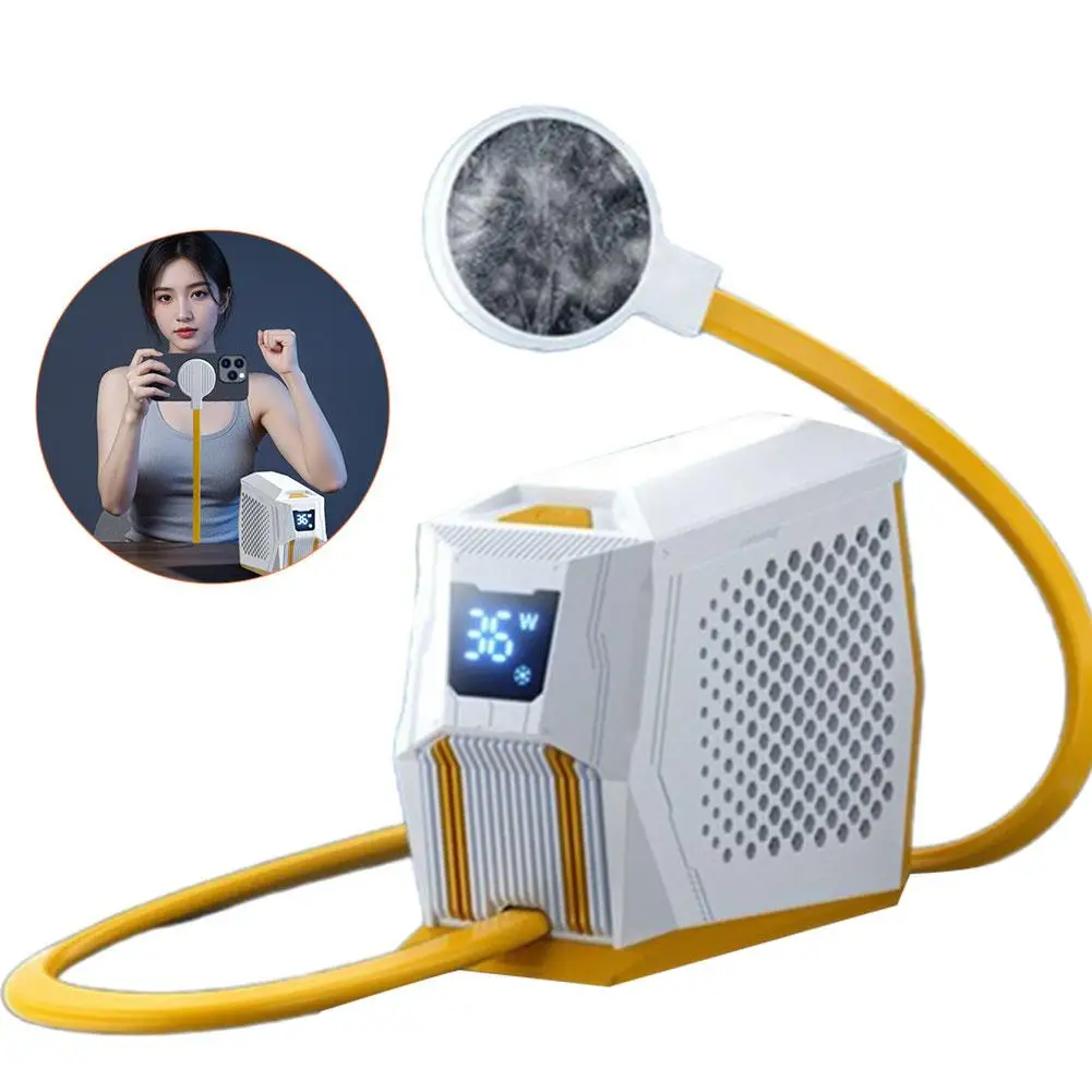 36W AI 반도체 휴대폰 쿨러(자석식 급속 냉각 기능 포함) - 모바일 게임 및 라이브 스트리밍용 액체 냉각 시스템 Z5U2