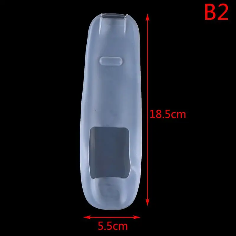 Description Picture 3 of item1Pcs Transparent Dust Protect Protective Storage Bag Portable Silicone Air Condition Control Case TV Remote Control Cover
