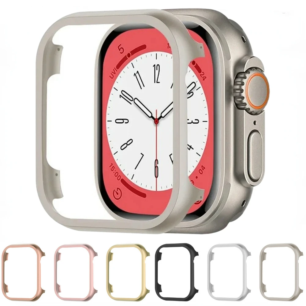 Sleek Aluminum Alloy Watch Case with Metal Bumper Protection