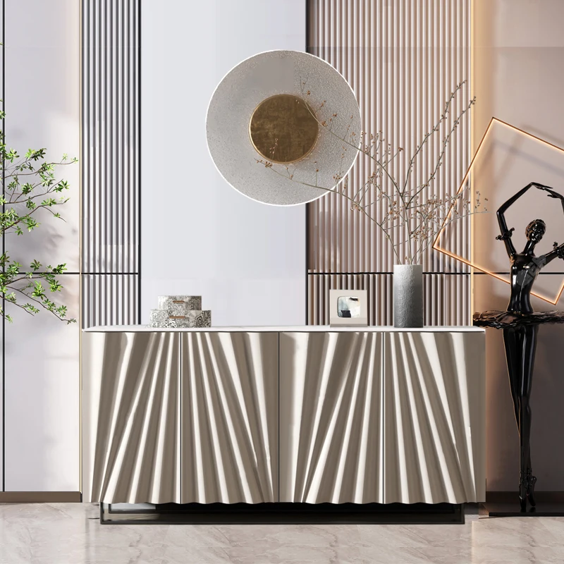 

Роскошный крашеный буфетный шкаф для маленькой квартиры, гостиной, настенный входной шкаф, шкаф для хранения, шкаф для дома