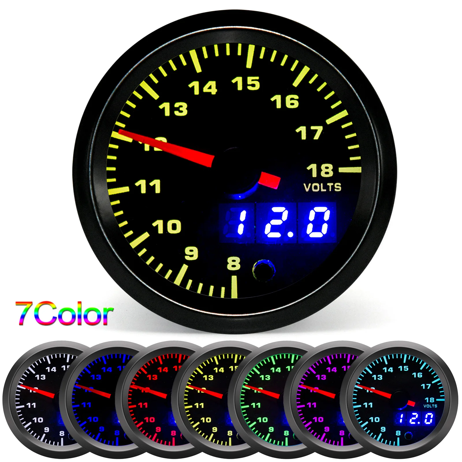 HD   ڵ  , 7  Ʈ,  а ǥñ, 8  18V ͸ ׽ ׼, 52mm