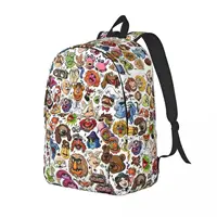 Its Time To Light The Lights Muppets Kermit Cartoon Backpack Middle High College School Student Book Bags Teens Daypack Gift 2