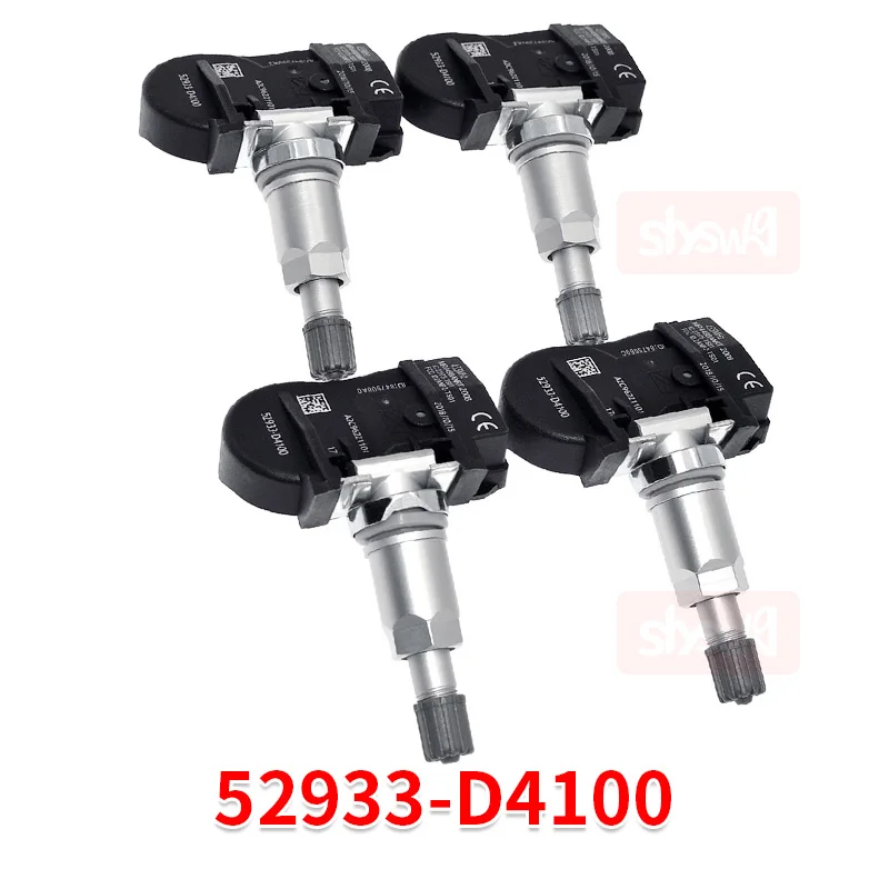 

Датчик давления в шинах 52933-D4100 TPMS для 2017 2018 2019 KIA Optima Sportage Sorento Genesis Ioniq 52933D4100 52933-D9100, 4 шт.