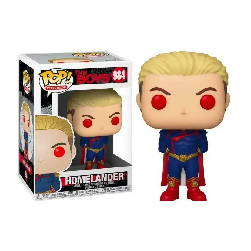 thumbnail image 4 of Figura de vinilo de PVC de la serie THE BOYS de Funko Pop Television, n.º 978, Homelander n.º 984, edición especial, juguetes coleccionables para niños, 4 of 5