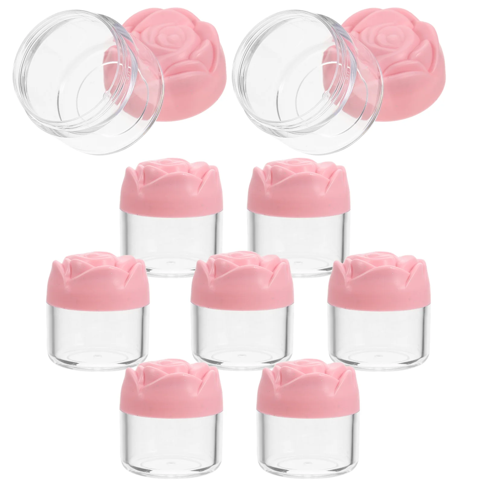 12 Pcs Lid Cream Containers Refillable Sub Packing Jars Multipurpose Skincare Bottles Body Scrub Containers Facial
