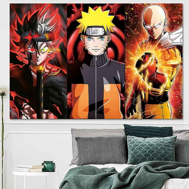 Quadro Decorativo Naruto Desenho Anime Salas Quartos Decorações